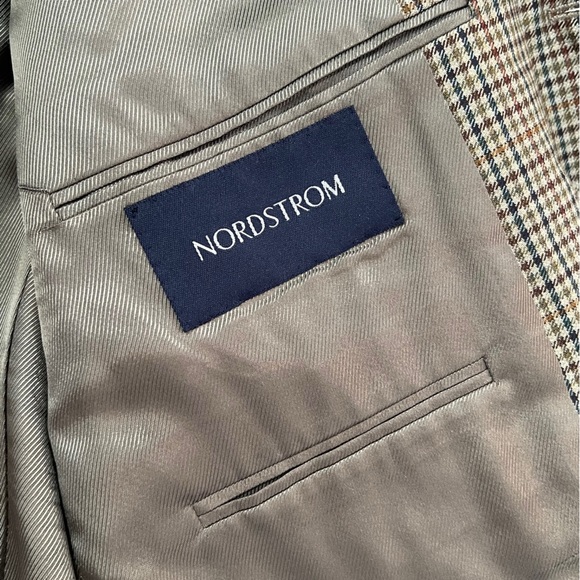 Burberry Men's Plaid 10% Wool Brown Suit Blazer Classic Old money Academia 42 SH - Picture 10 of 15